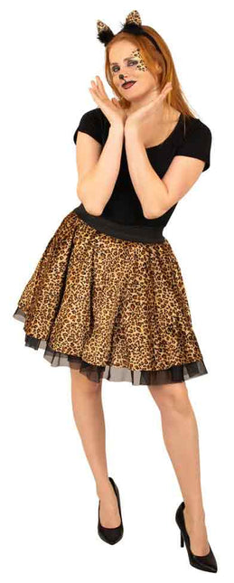 PartyXplosion Cirkelrok panter dames