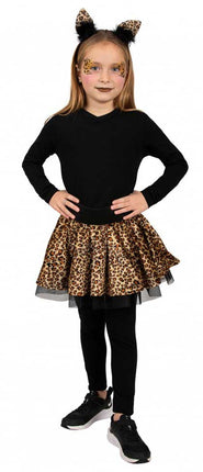 PartyXplosion Cirkelrok panter meisjes maat 164