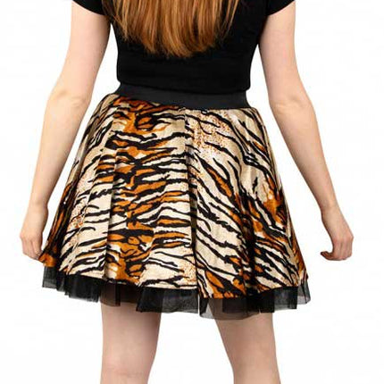PartyXplosion Cirkelrok tijger dames