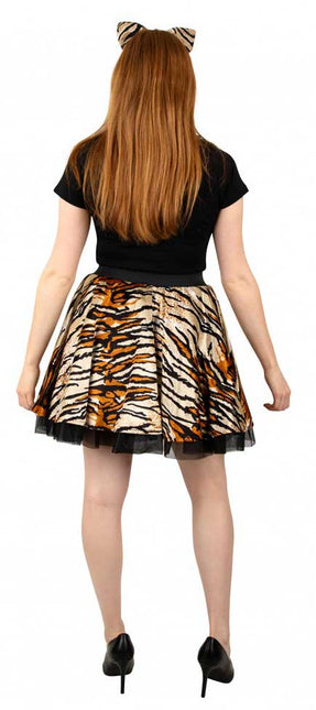 PartyXplosion Cirkelrok tijger dames
