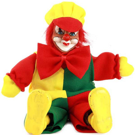 PartyXplosion Clownspop met pet rood geel groen