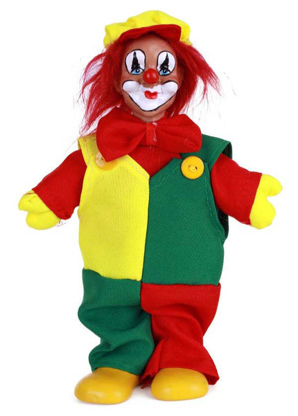 PartyXplosion Clownspop met pet rood geel groen