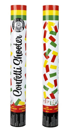 PartyXplosion Confetti shooter 38 cm Rood Geel Groen