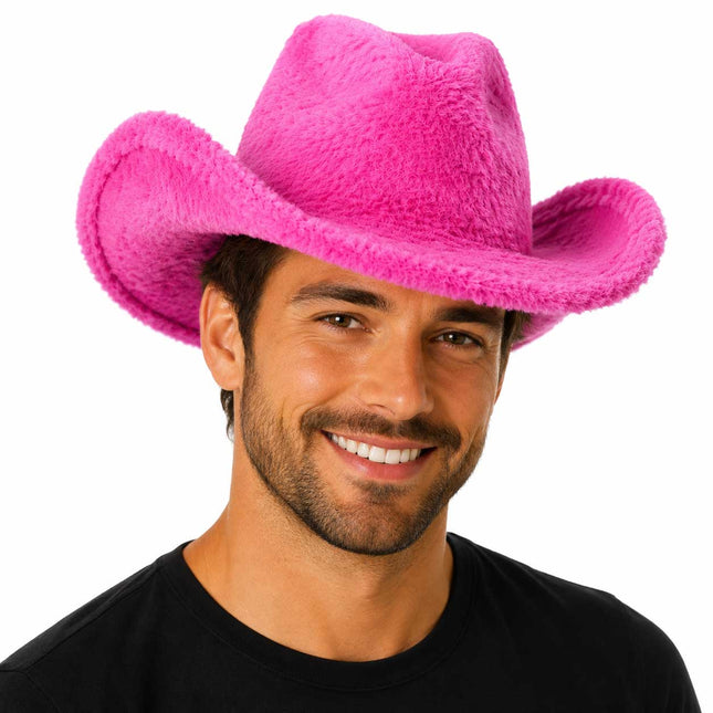 PartyXplosion Cowboyhoed Bont Knalroze – Maat 59