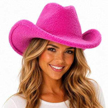 PartyXplosion Cowboyhoed Bont Knalroze – Maat 59