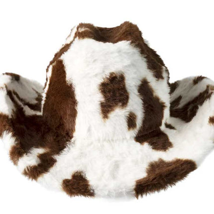 PartyXplosion Cowboyhoed Bont Koeienprint Bruin/Wit – Maat 59