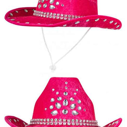 PartyXplosion Cowboyhoed Roze