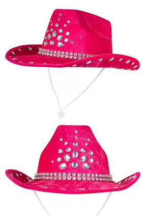PartyXplosion Cowboyhoed Roze
