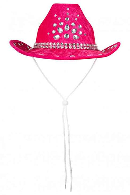 PartyXplosion Cowboyhoed Roze