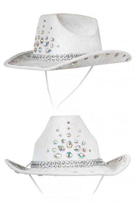 PartyXplosion Cowboyhoed Wit
