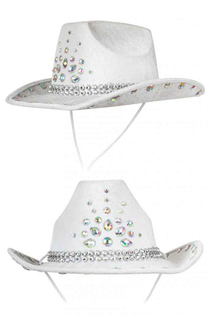 PartyXplosion Cowboyhoed Wit