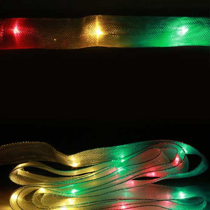 PartyXplosion Decolint met Lampjes Rood Geel Groen