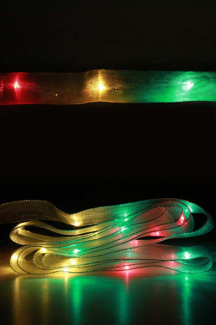 PartyXplosion Decolint met Lampjes Rood Geel Groen