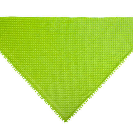 PartyXplosion Driehoek Sjaal Bubble Neon Groen