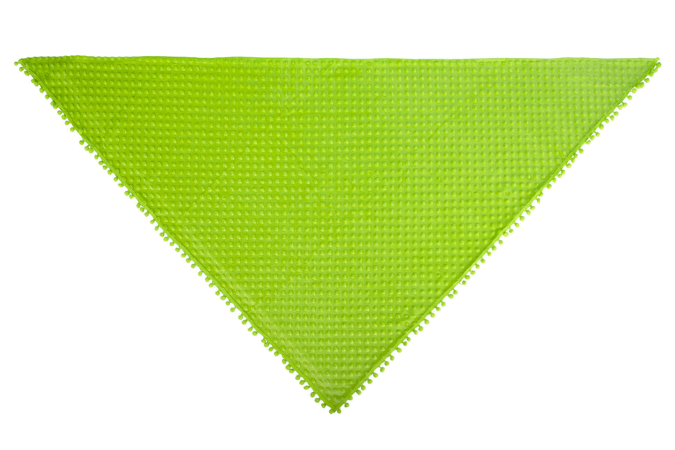 PartyXplosion Driehoek Sjaal Bubble Neon Groen