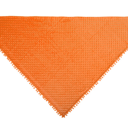 PartyXplosion Driehoek Sjaal Bubble Neon Oranje