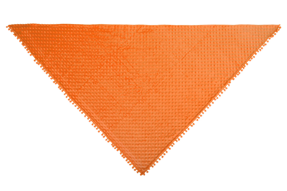 PartyXplosion Driehoek Sjaal Bubble Neon Oranje