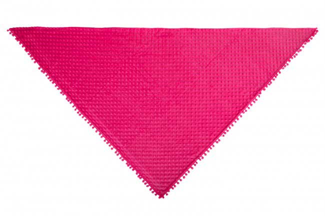 PartyXplosion Driehoek Sjaal Bubble Neon Roze