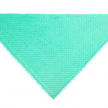 PartyXplosion Driehoek Sjaal Bubble Turquoise