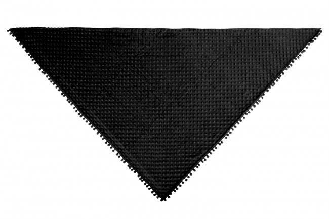 PartyXplosion Driehoek Sjaal Bubble Zwart