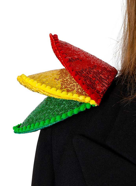 PartyXplosion Epaulette Rood Geel Groen