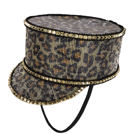 PartyXplosion Fanfarehoed panter print