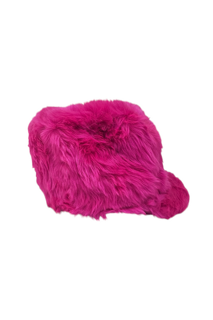PartyXplosion Fanfarehoed pluche magenta
