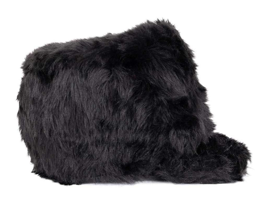 PartyXplosion Fanfarehoed pluche zwart