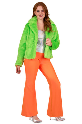 PartyXplosion Flared broek Neon Oranje
