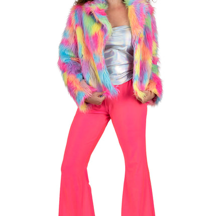 PartyXplosion Flared broek Neon pink