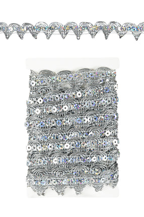 PartyXplosion Galon pailletten zilver