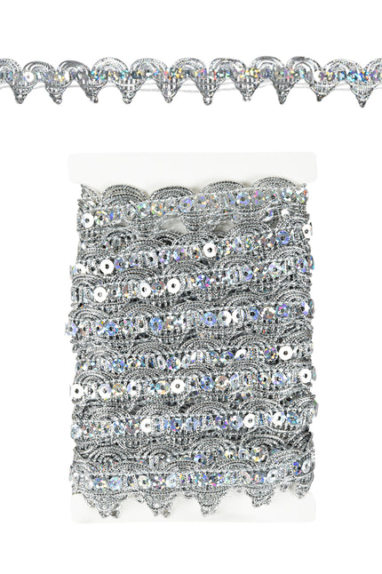 PartyXplosion Galon pailletten zilver