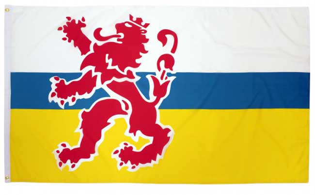PartyXplosion Gevelvlag Limburg met leeuw 90 x 150 cm
