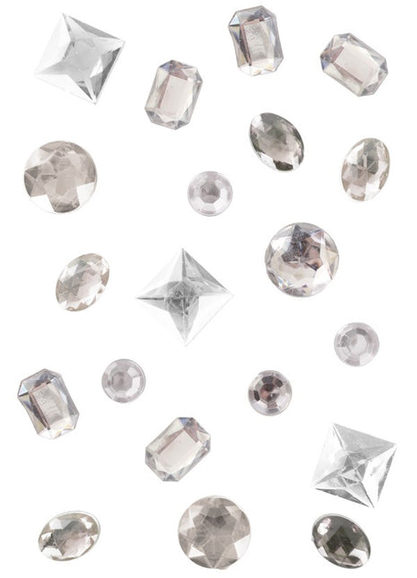 PartyXplosion Grote Stenen crystal 200 gram