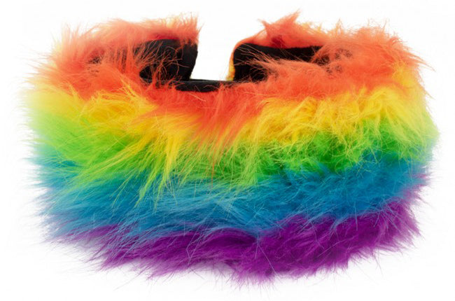 PartyXplosion Haarband pluche regenboog