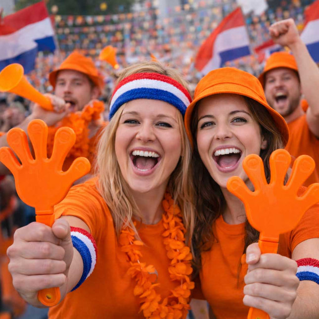 PartyXplosion Handklapper oranje
