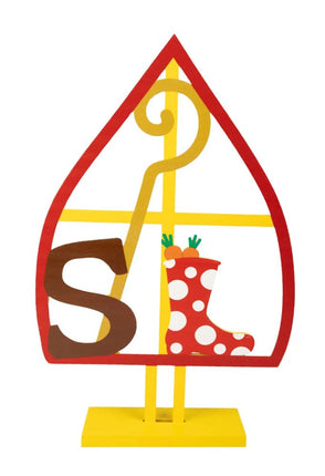 PartyXplosion Houten Sinterklaas Decoratie