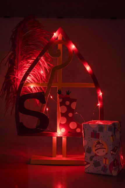 PartyXplosion Houten Sinterklaas Decoratie