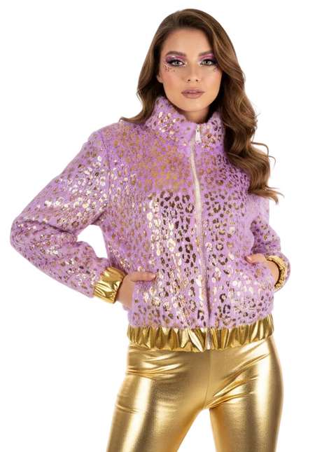 PartyXplosion Jasje Pluche Glamour Lila