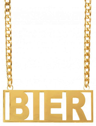 PartyXplosion Ketting met hanger Bier