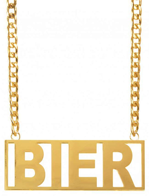 PartyXplosion Ketting met hanger Bier