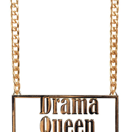 PartyXplosion Ketting met hanger Drama Queen