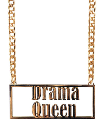 PartyXplosion Ketting met hanger Drama Queen