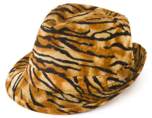 PartyXplosion Kojakhoed tijgerprint