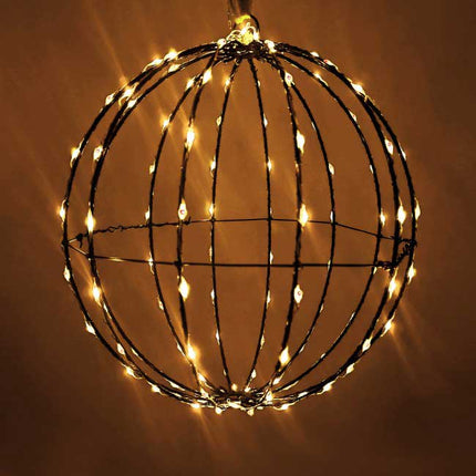 PartyXplosion Lichtbol met Zwart Metalen Frame 30 cm
