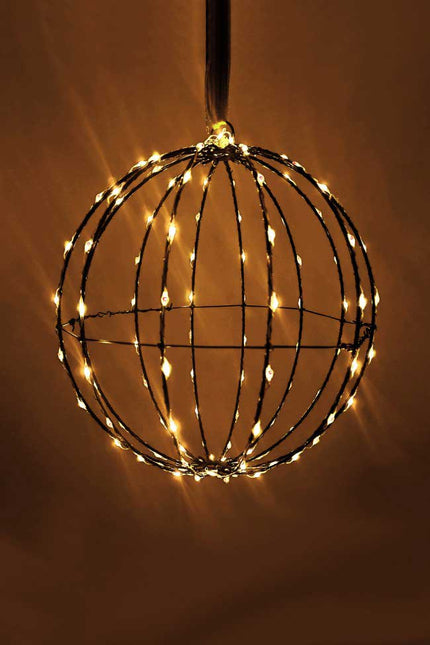 PartyXplosion Lichtbol met Zwart Metalen Frame 30 cm