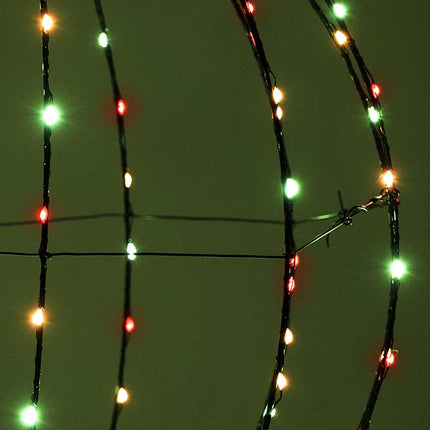 PartyXplosion Lichtbol met Zwart Metalen Frame 50 cm