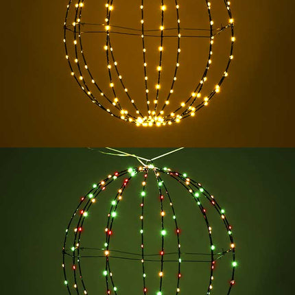 PartyXplosion Lichtbol met Zwart Metalen Frame 50 cm