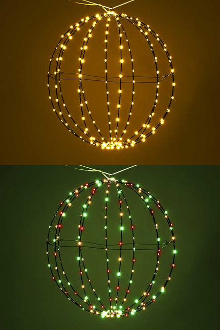 PartyXplosion Lichtbol met Zwart Metalen Frame 50 cm