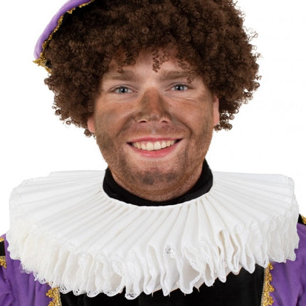 PartyXplosion Luxe Pieten kraag wit